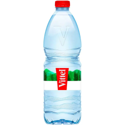 Eau Vittel - 1 litre - Carton de 15 bouteilles