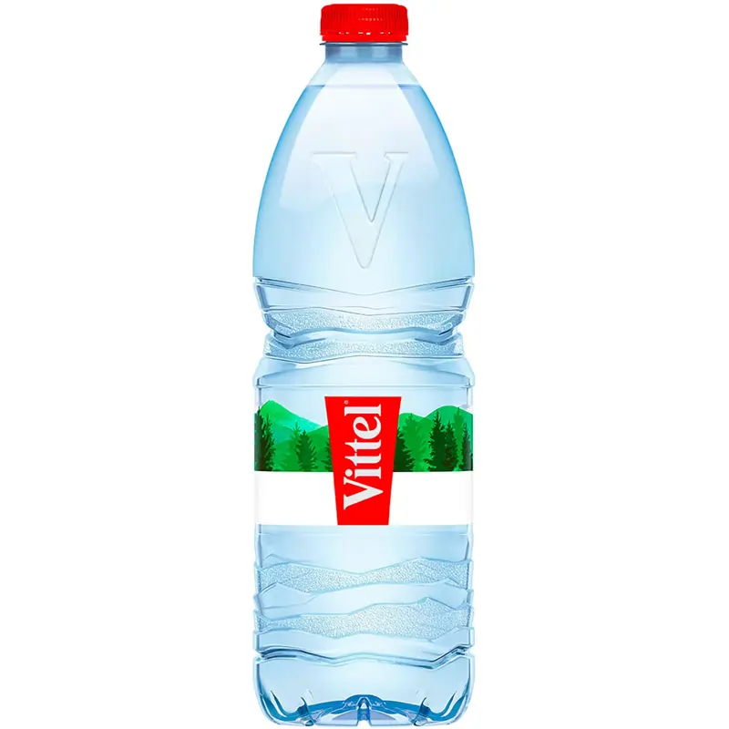 Eau Vittel - 1 litre - Carton de 15 bouteilles